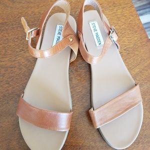 Steve Madden brown leather sandals